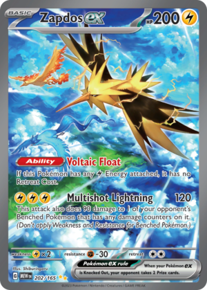 Zapdos ex | sv3pt5-202 | Inglés