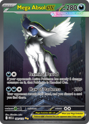 Mega Absol ex | me1-180 | Español