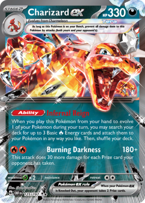 Charizard ex | sv3-125 | Inglés
