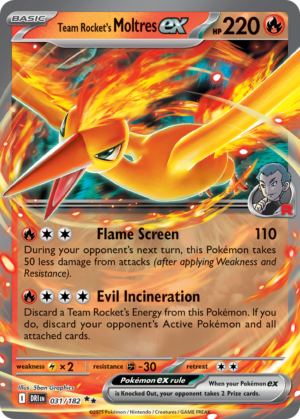 Team Rocket's Moltres ex | sv10-31 | Inglés