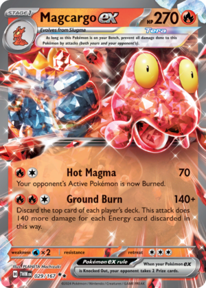 Magcargo ex | sv6-29 | Inglés