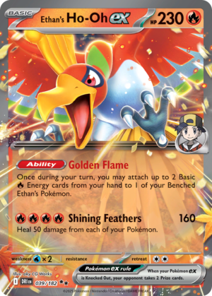 Ethan's Ho-Oh ex | sv10-39 | Inglés