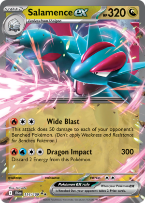 Salamence ex | sv9-114 | Inglés