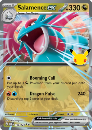 Salamence ex | me55-109 | Inglés