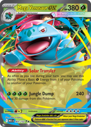 Mega Venusaur ex | me1-3 | Español