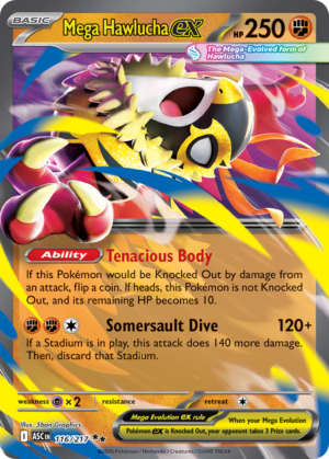 Mega Hawlucha ex | me2pt5-116 | Inglés