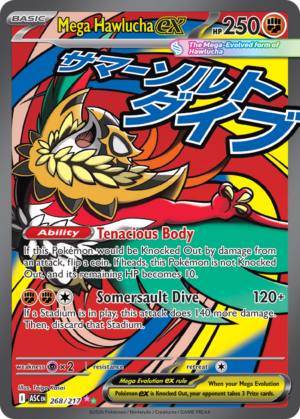 Mega Hawlucha ex | me2pt5-268 | Inglés